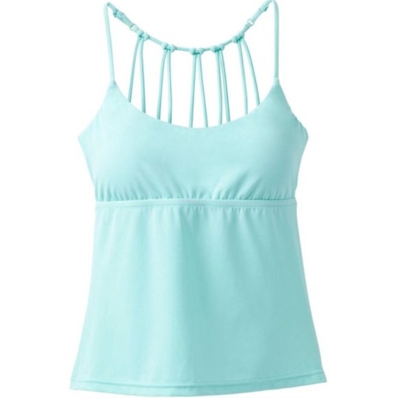 Prana Merrow Tankini Swim Top Size XS - Teal - Picture 1 of 7